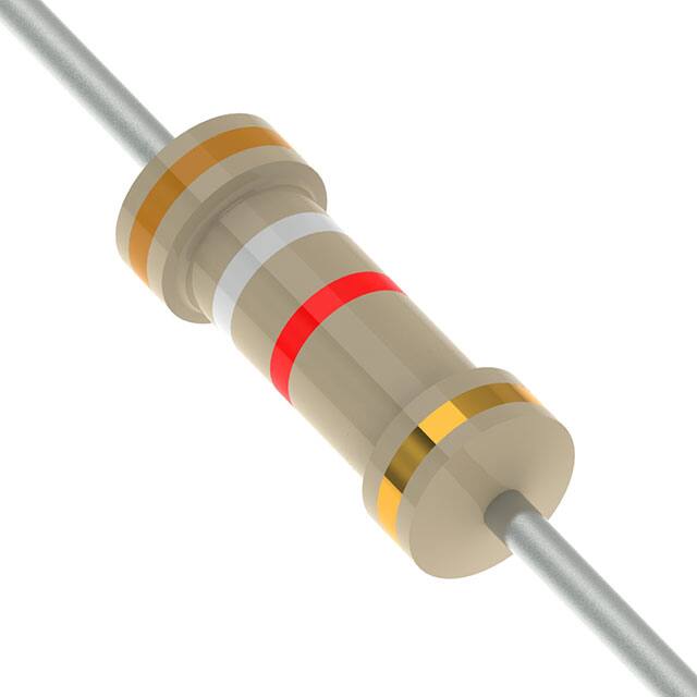 CFR-25JR-52-3K9 YAGEO  Resistencias de orificio pasante